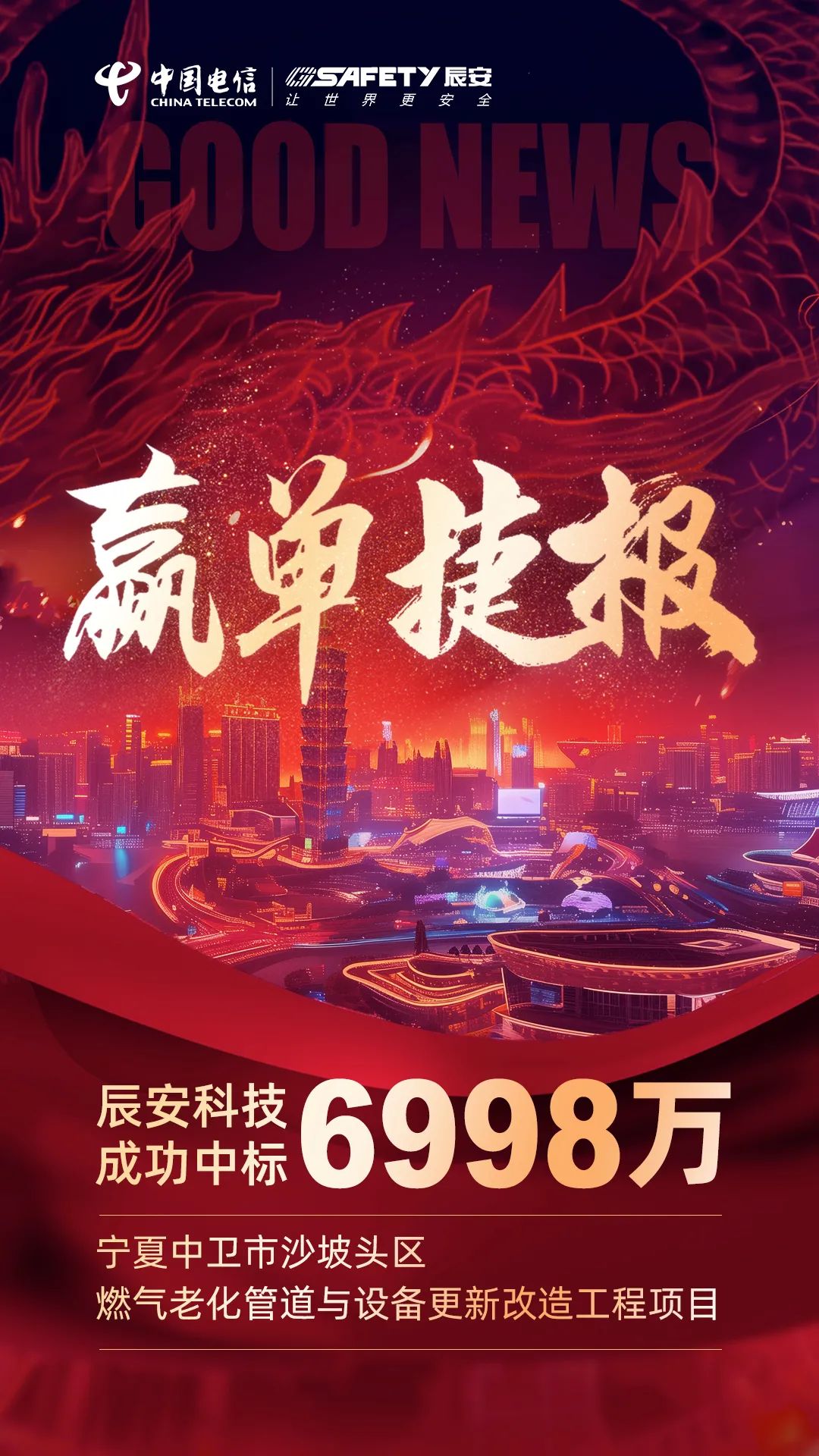 连连告捷!蓝狮娱乐官网手机版科技乐成中标宁夏中卫市沙坡头区燃气老化管道与装备更新刷新工程项目 连连告捷!蓝狮娱乐官网手机版科技乐成中标宁夏中卫市沙坡头区燃气老化管道与装备更新刷新工程项目